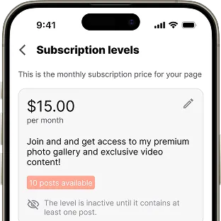 Recurring donation tiers in fundraising platform